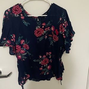 Floral blouse initially from Marshall’s.